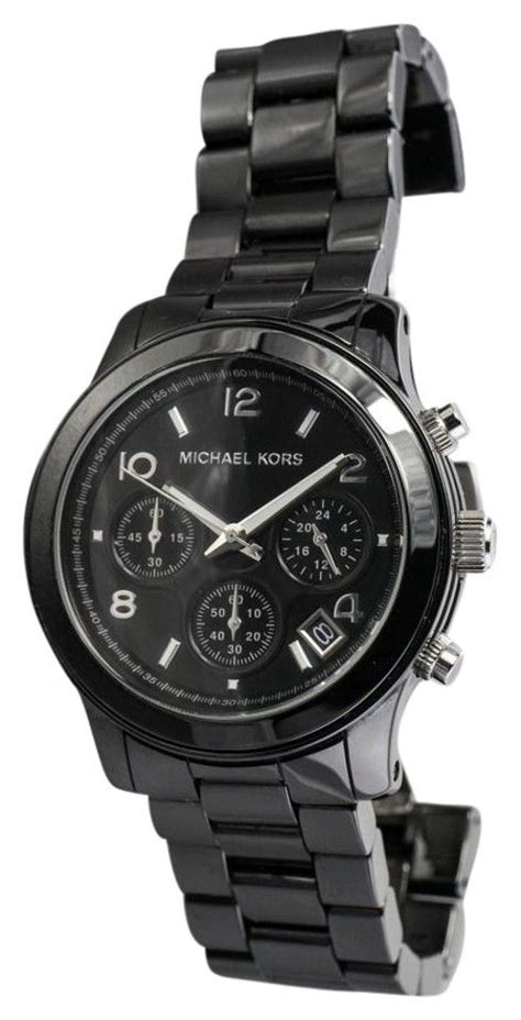 michael kors keramik 5162|Michael Kors Ceramic Chronograph Quartz Black Dial .